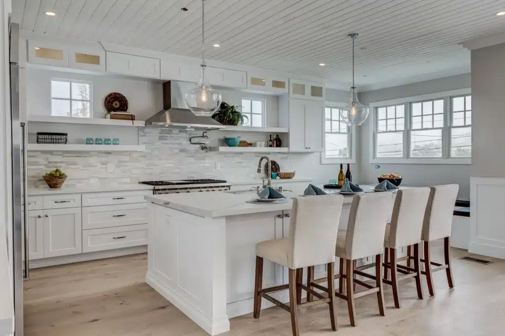 Custom kitchen in a Redondo Beach home by Levine Homes