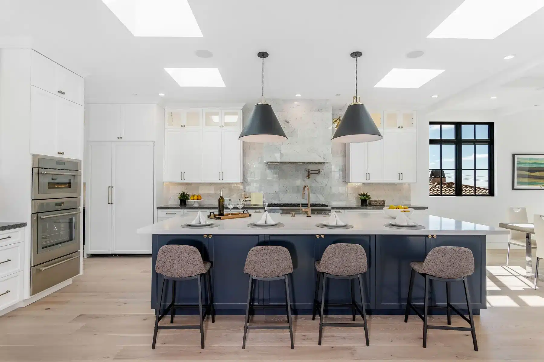 Custom kitchen by Levine Homes at 428 36th St in Manhattan Beach