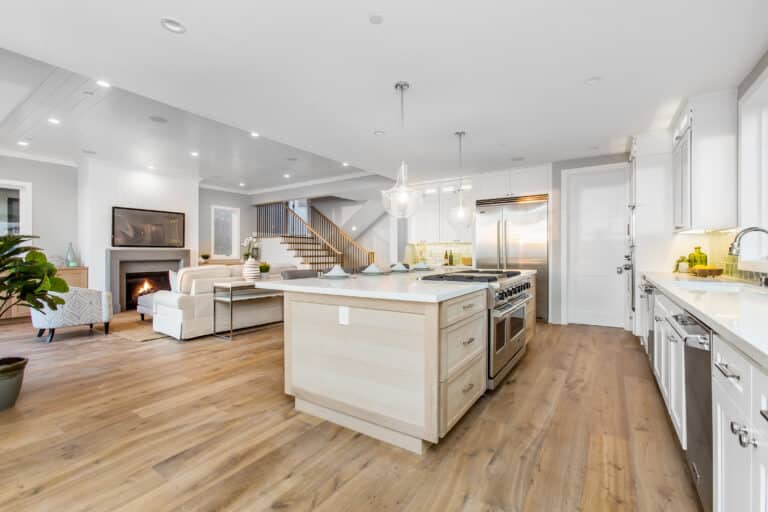 New construction kitchen built by Levine Homes in Hermosa Beach